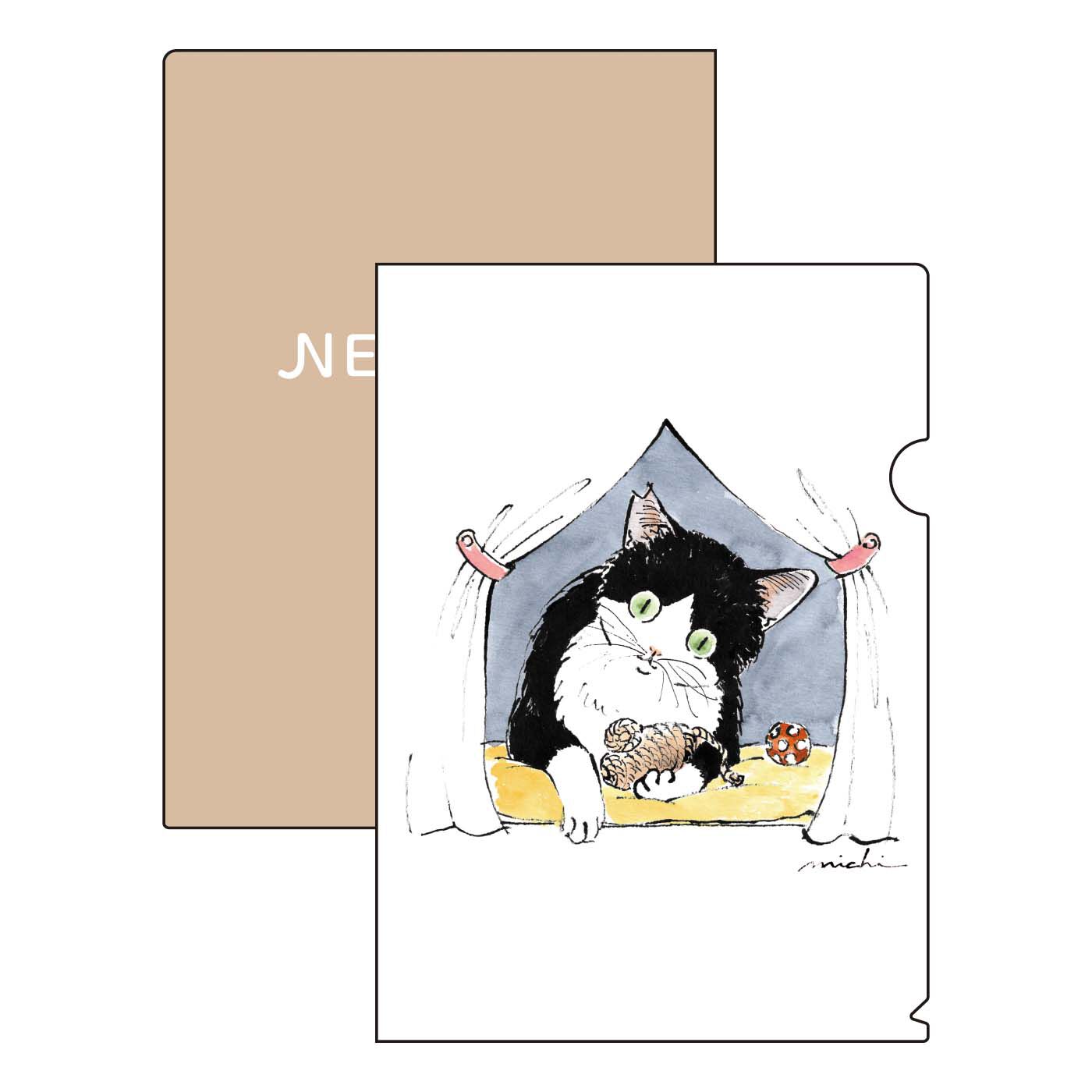 【6月分以降お届け】ハラミチヨ×猫部 地域猫チャリティークリアファイルセット2025【送料: 450円+税】