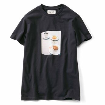 THREE FIFTY STANDARD 小谷 実由さんと作った 想い出のフォトTシャツ〈チャコールグレー〉