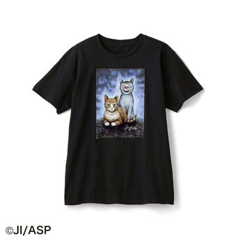 伊藤潤二×猫部 地域猫チャリティーTシャツ2024