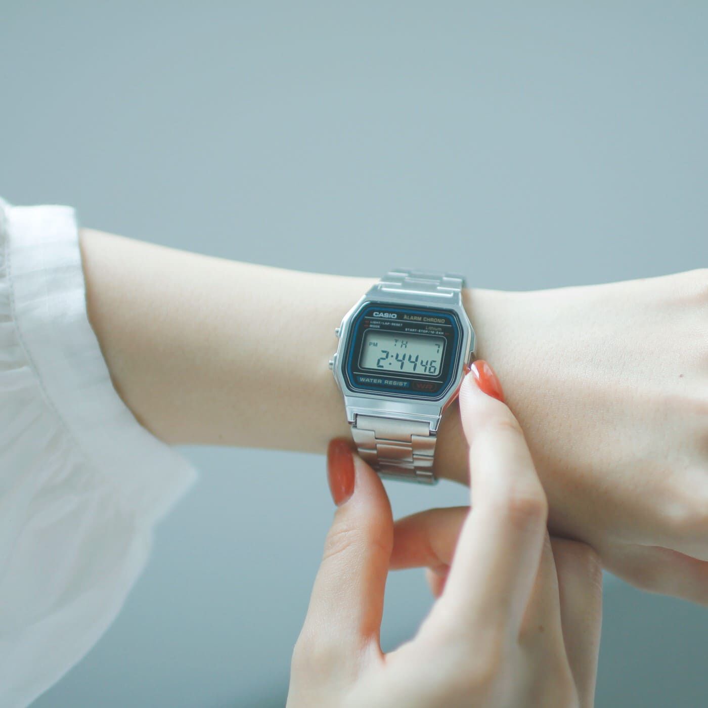 このごろ meets CASIO 推しカシ トラッドなシティーボーイ〈A158WA-1JH〉【送料無料】
