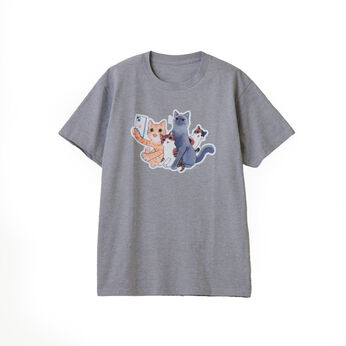 山野りんりん×猫部 地域猫チャリティーTシャツ2024