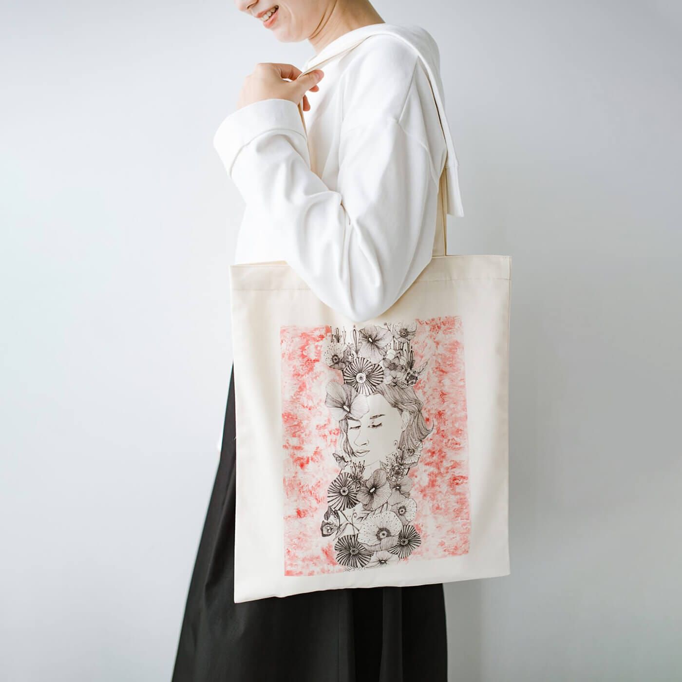 haco! LOVE AND PEACE PROJECT MEETS ART コラボレーショントートバッグ【送料無料】