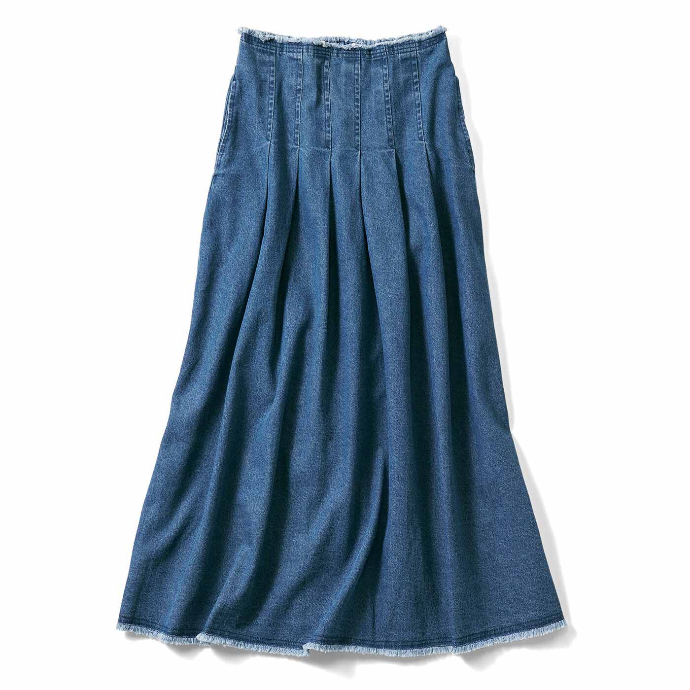 リブ イン コンフォート 合わせやすくて素敵にきまる 大人の本格デニムスカート【送料無料】