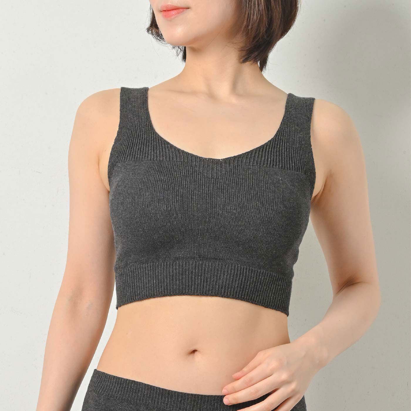 「やさしい無縫製」 ra・ku・ra 無縫製の心地よさ体感 オーガニックコットン ゆったりブラ(パッド付き)【送料無料】