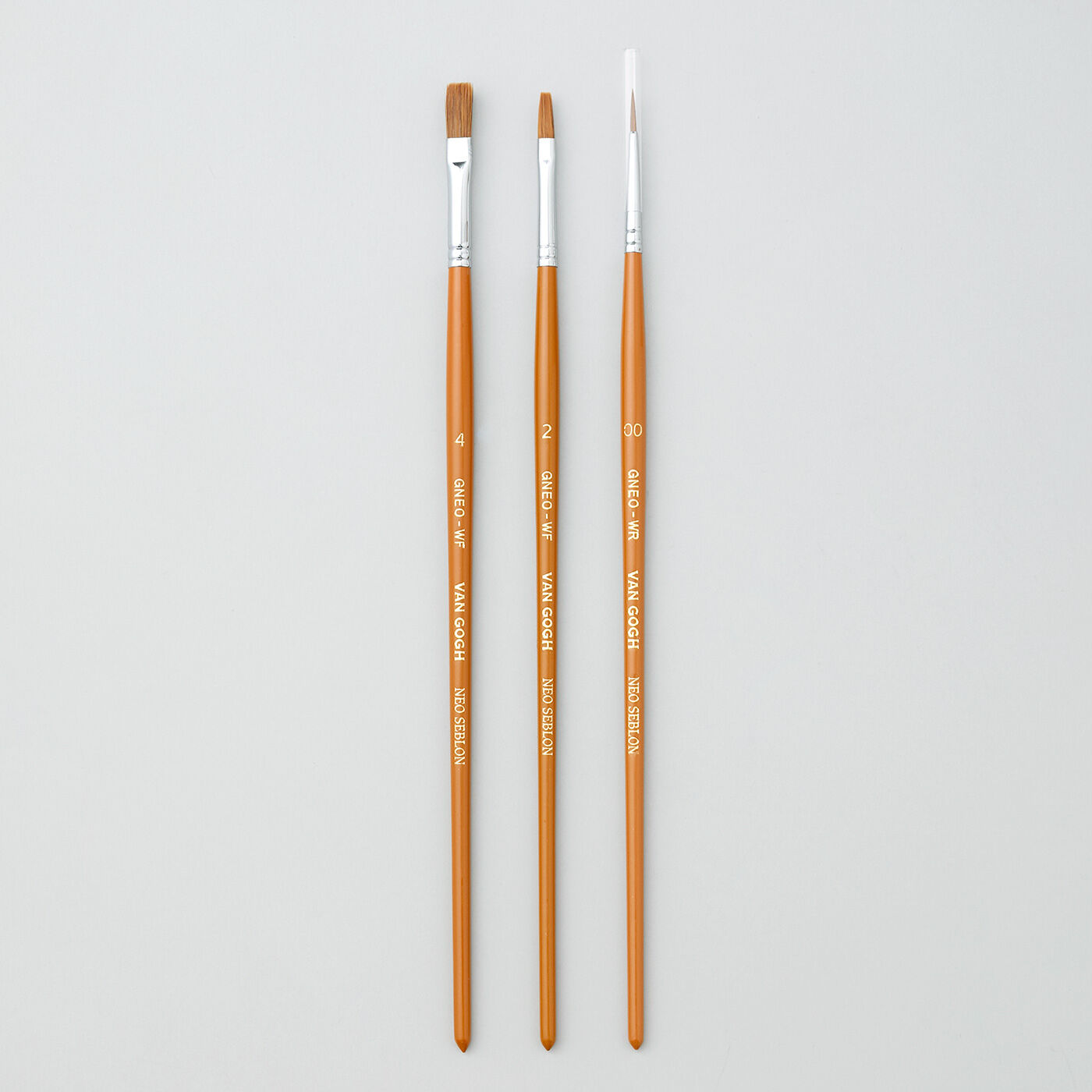 絵付け作業にぴったりな 細めの絵筆3本セット【送料: 450円+税】