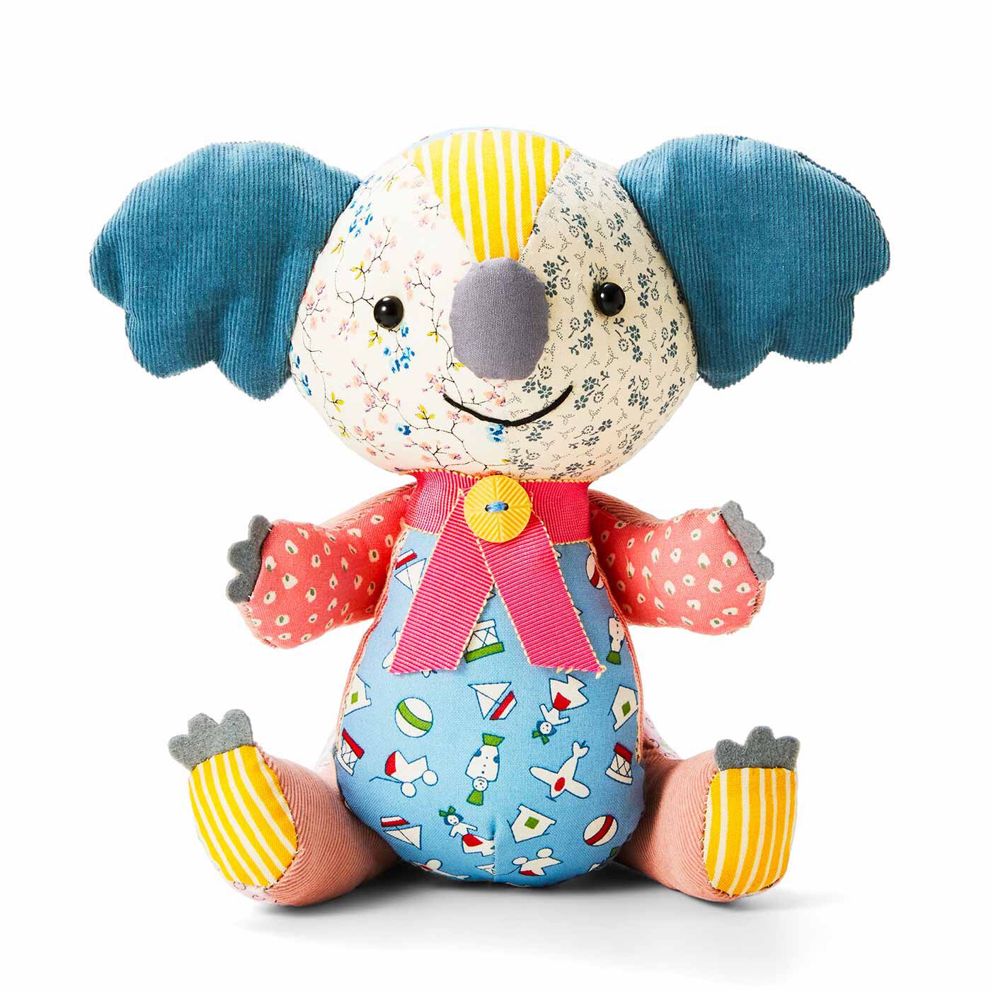 【4月分以降お届け】ハッピートイズ いつもほがらか ごきげんコアラちゃん パッチワークぬいぐるみ型紙セット【送料: 450円+税】