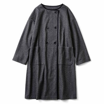 ハンドメイド☆ジャケット　コート　スタンドカラー　メタルボタン　チロリアン　赤