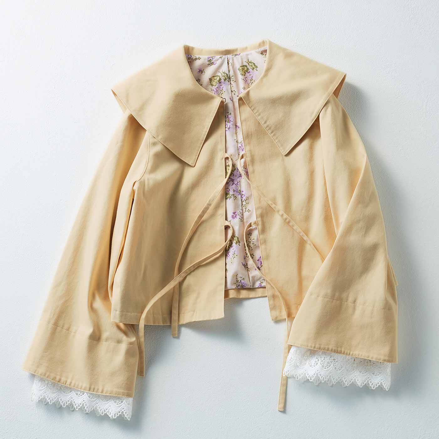 MEDE19F Boutique888さんコラボ ビッグカラージャケット〈クリームイエロー〉【送料無料】