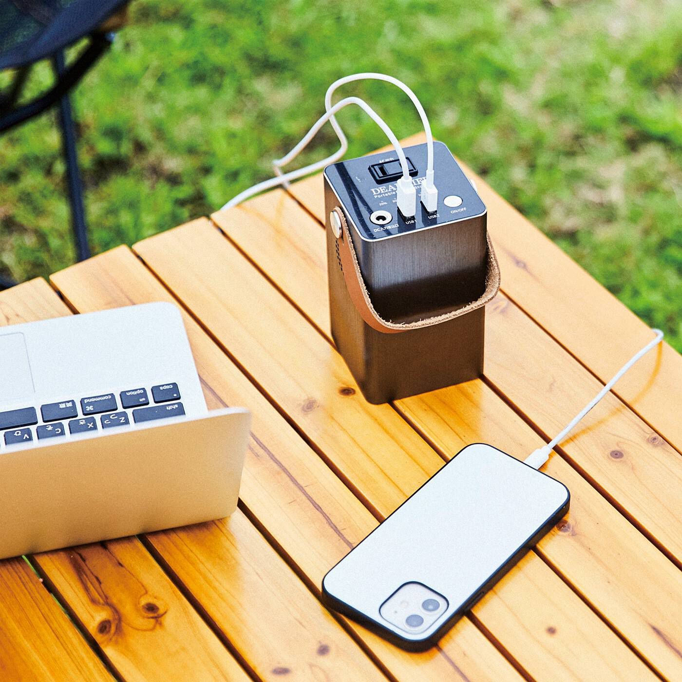 非常時にも安心! バッグインで持ち歩ける 手のひらサイズのハイパワー蓄電池【送料無料】