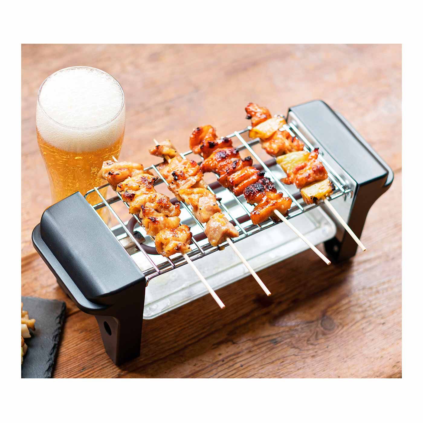 焼き鳥も焼肉も楽しめる! おうち呑み名人 2-wayグリル【送料無料】