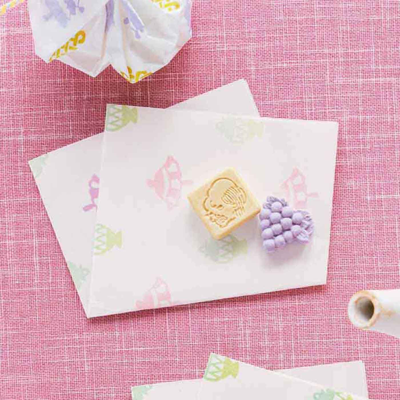 ラッキーをいつも懐(ふところ)に 八吉祥の懐紙の会【送料: 450円+税】