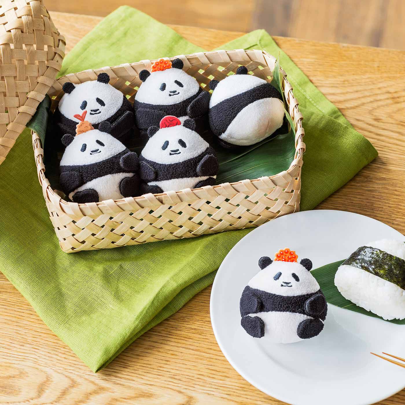 YOU+MORE! タンタンのおにぎりパンダ スクイーズマスコットの会【送料: 450円+税】