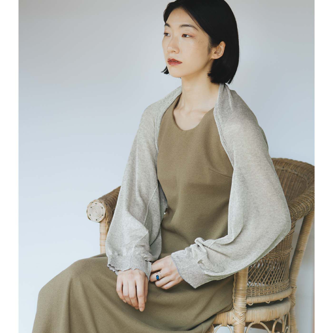 el:ment×山本祐布子 内側ひらりハーブ揺らめく 中わた入りスタンド