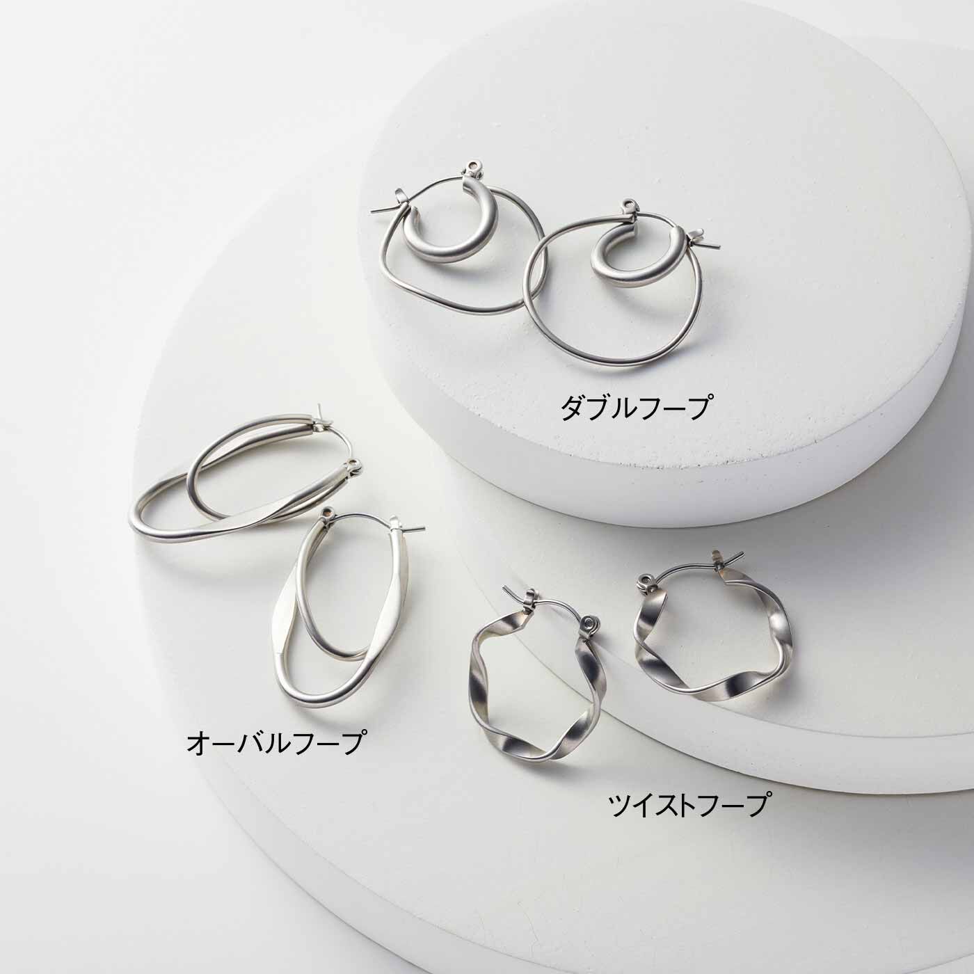 IEDIT[イディット] ステンレス素材がうれしい 洗練デザインのアクセントピアスの会【送料: 450円+税】