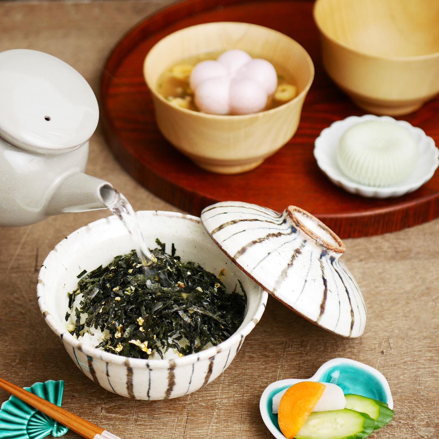 福々おすまし・海苔茶漬け２人セット