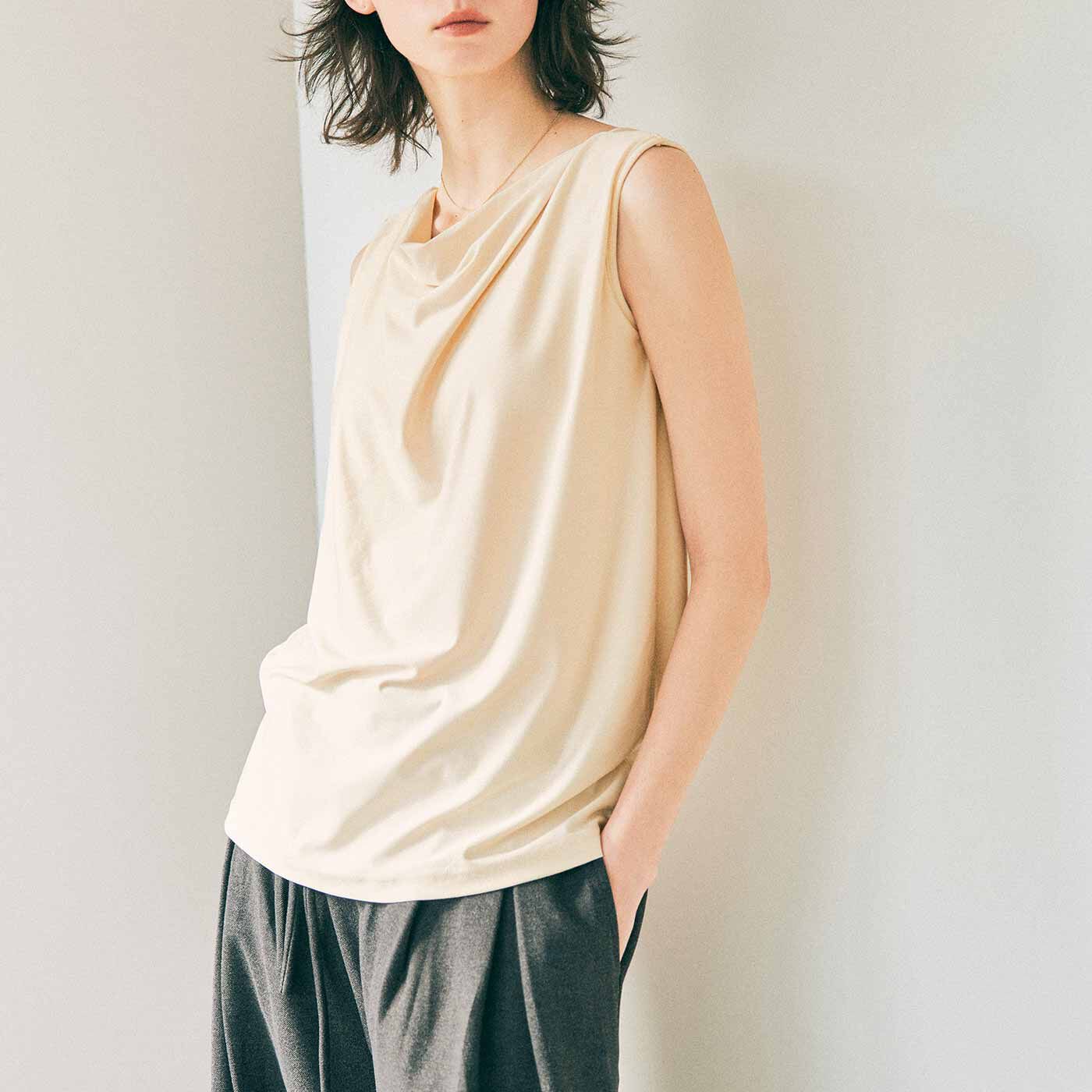 コーデ迷子からの解放! デコルテ華やぐ ドレープネックブラタンクの会【送料: 450円+税】