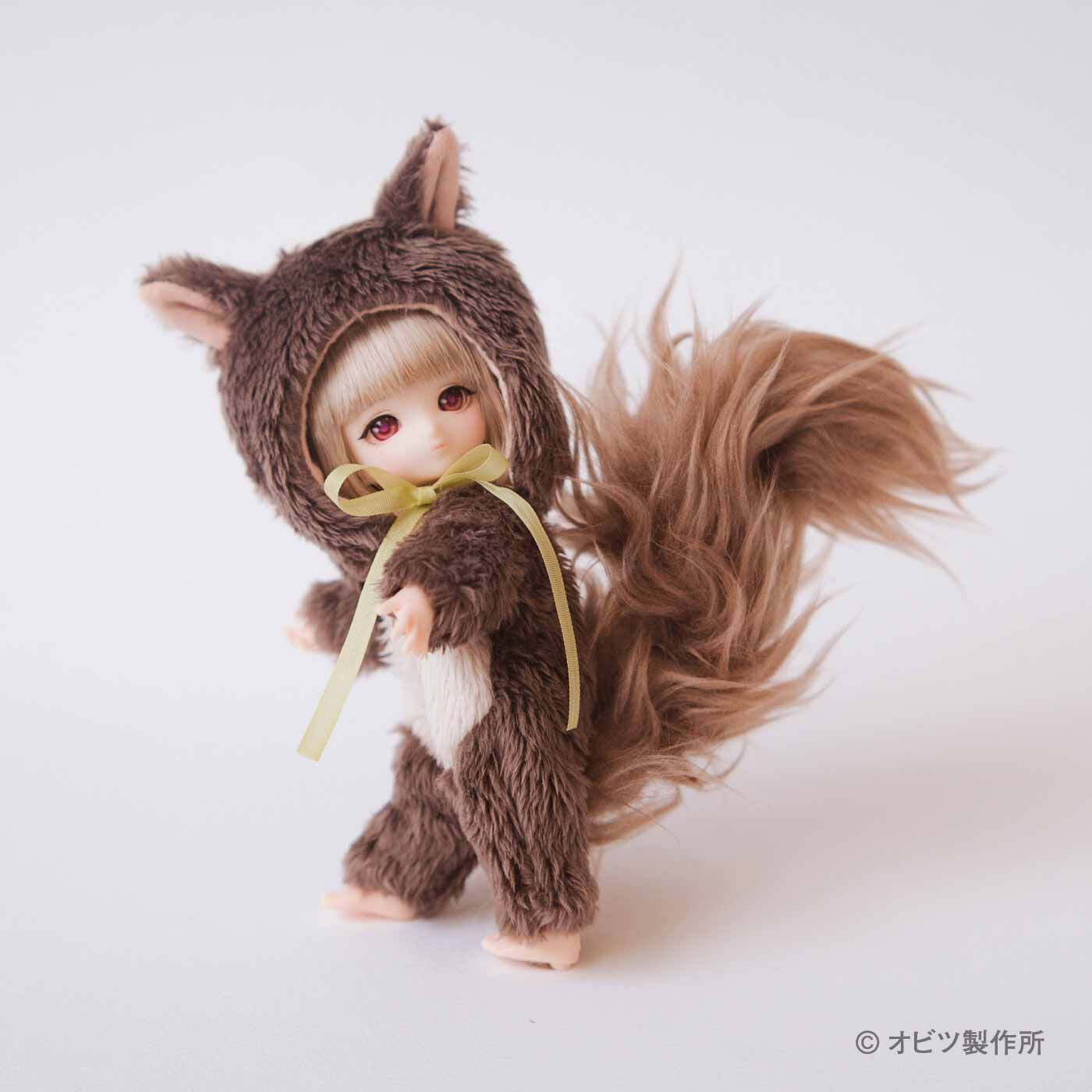 やさしく抱っこしたくなる手触り 11cmドール〈オビツ11〉用 かわいい動物着ぐるみのキットの会【送料無料】