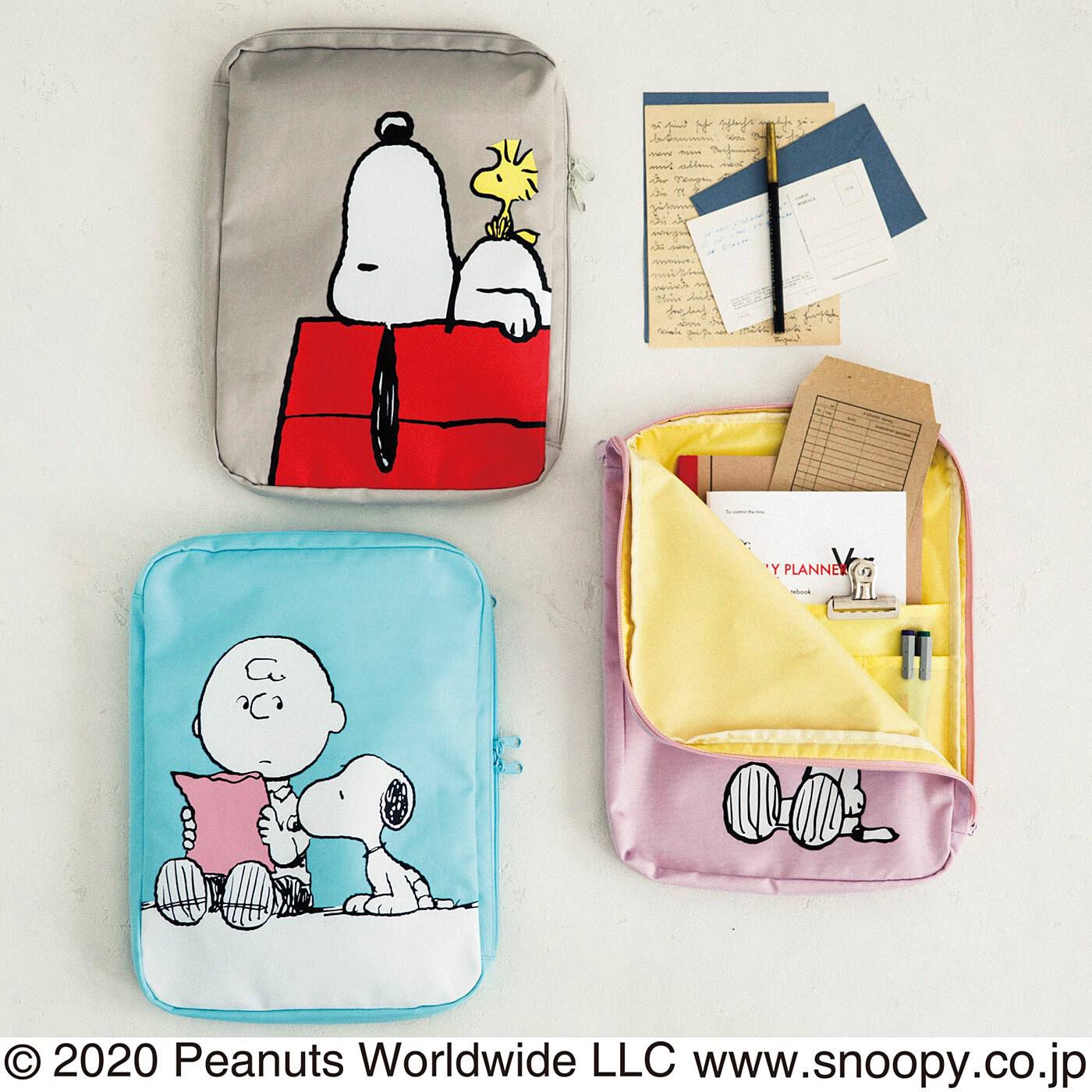 PEANUTS アートを持ち歩く気分で整理整とん A4ファイルポーチの会【送料無料】