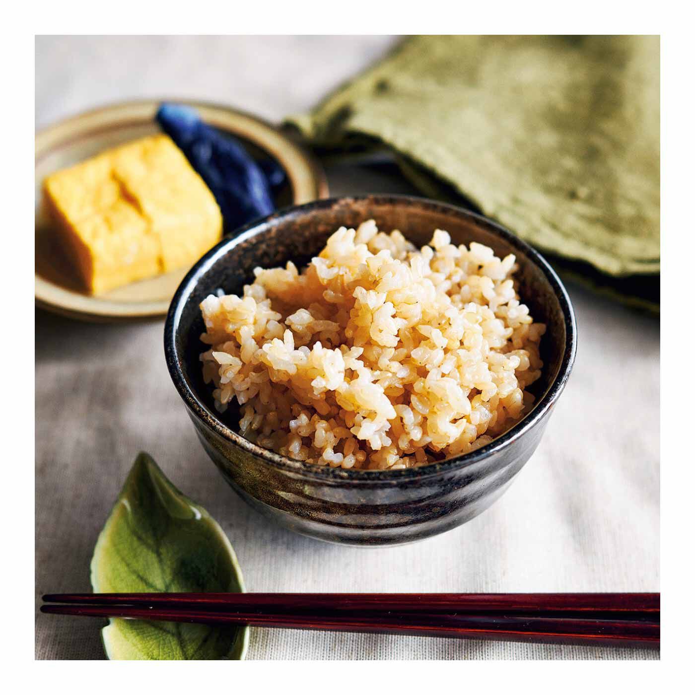 純農 ガス直火炊きで炊き上げた農協ごはん 発芽玄米〈6食セット〉の会【送料: 450円+税】