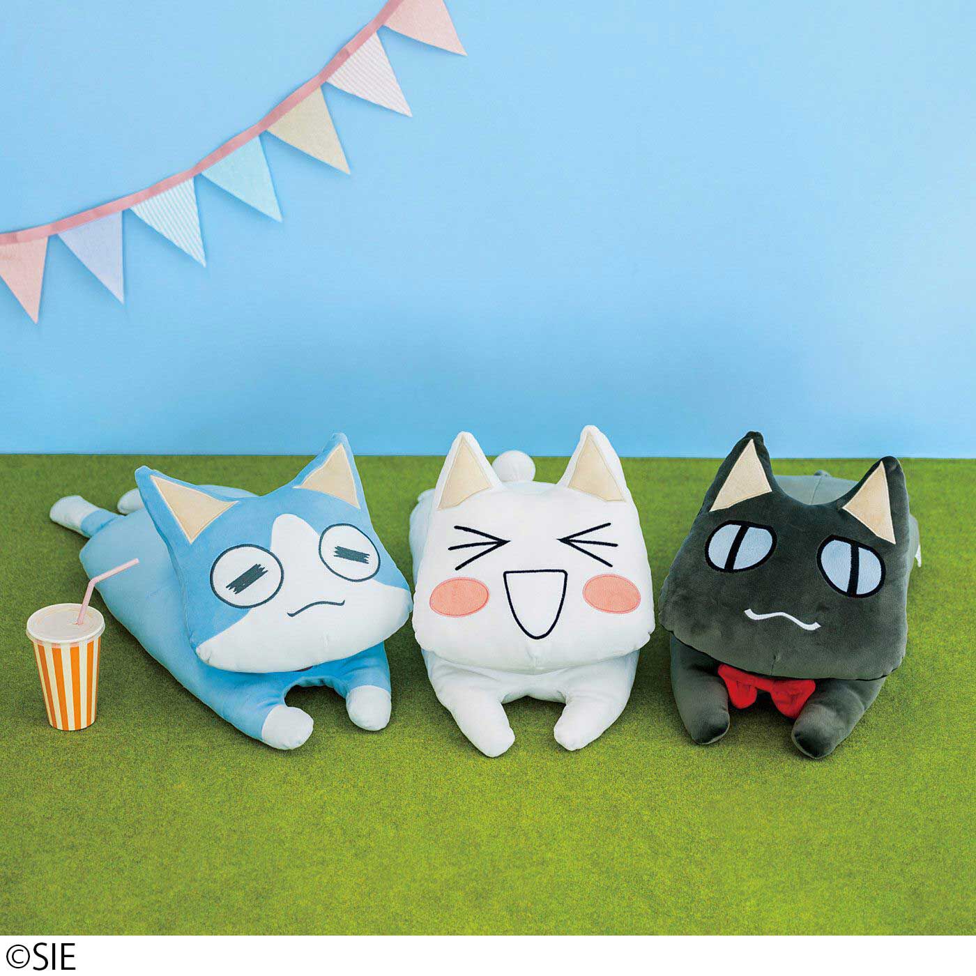 どこでもいっしょ×猫部 トロたちのもちもちクッションの会【送料無料】
