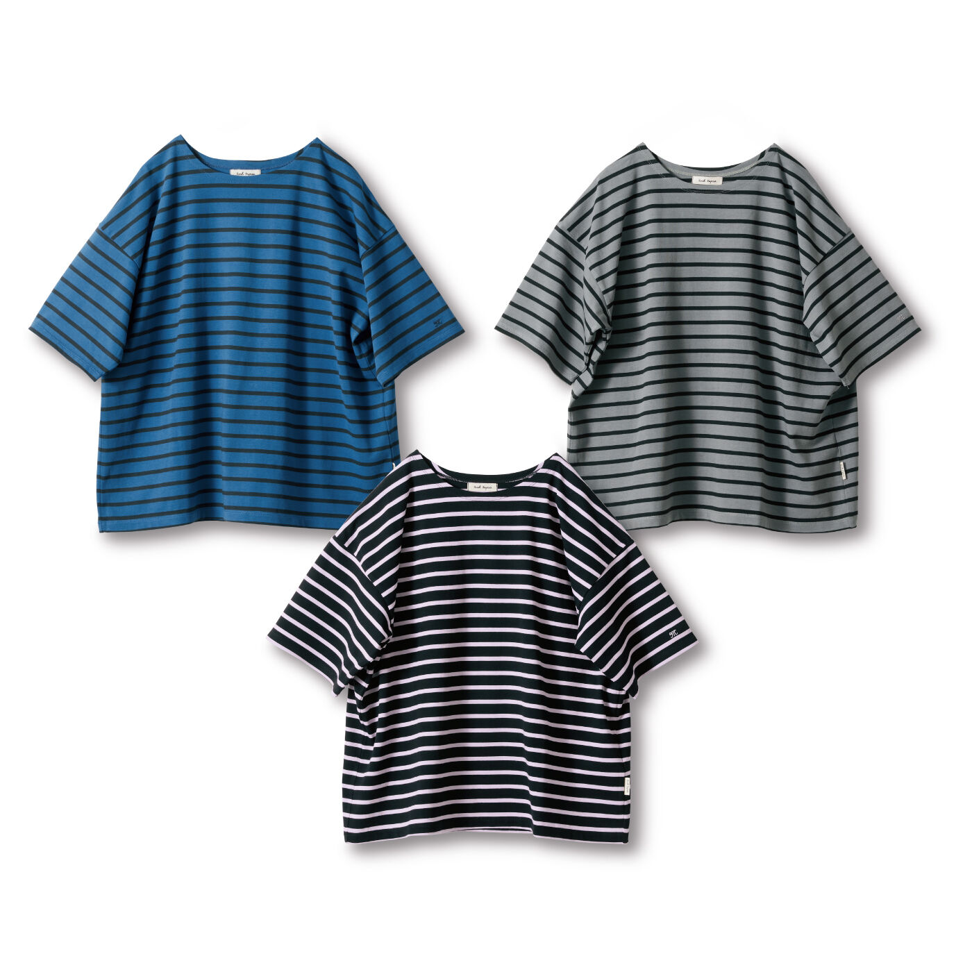 and myera 大人色ボーダーTシャツの会【送料無料】