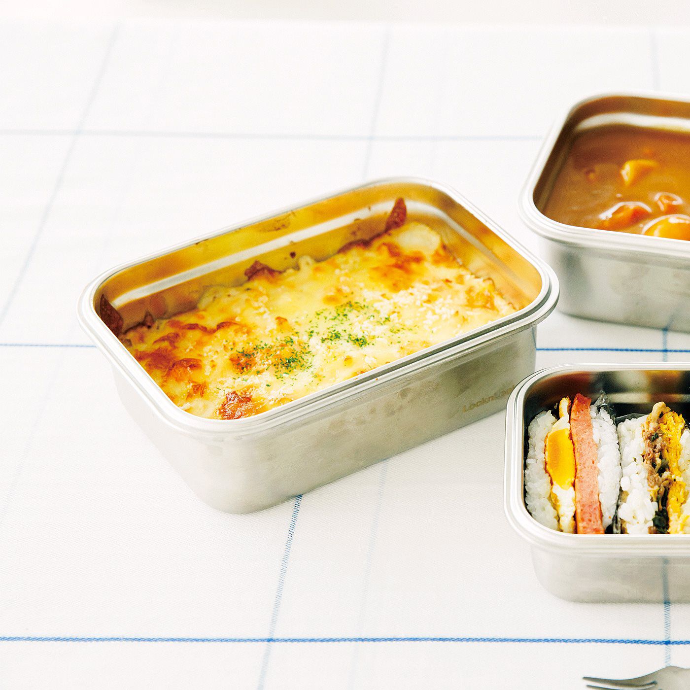 エスキューブキッチンズ 冷凍・オーブン・電子レンジ対応 調理&保存まるっとOK! ステンレス容器〈1.2L〉の会【送料: 450円+税】