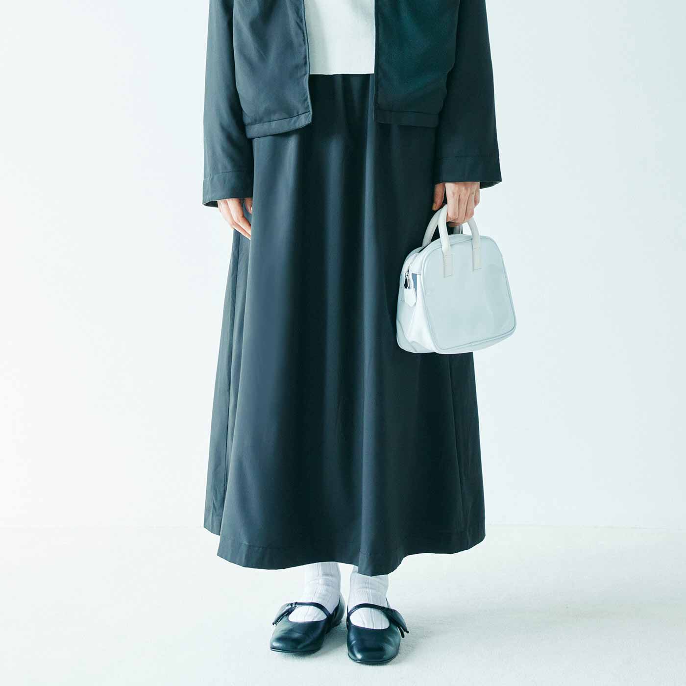 ラミプリュス 撥水(はっすい)きれいめ素材とやわらかフリースで 本当にどっちも使えるリバーシブルスカートの会【送料無料】