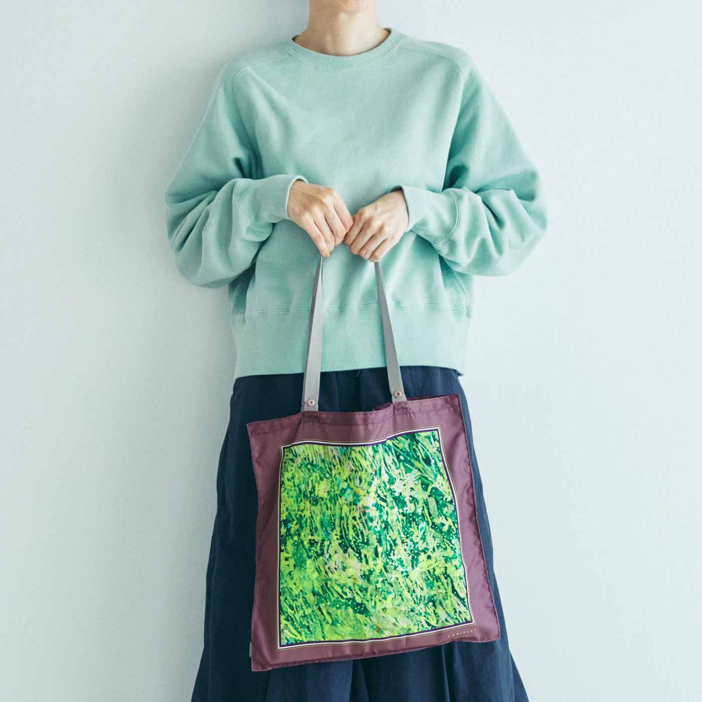 ラミプリュス×ユニカラート 急な買い物も安心 結んでお出かけ スカーフエコバッグの会【送料: 450円+税】