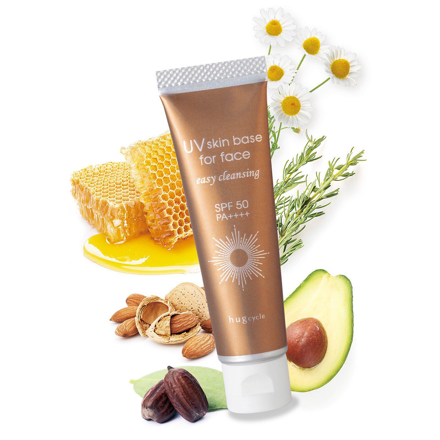 せっけんで落とせる ファンデいらず日焼け止めクリーム〈SPF50 PA++++〉の会【送料: 450円+税】