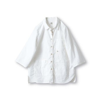 and myera リネン綿のジャケシャツ