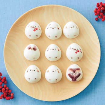 YOU+MORE! 食べられないかわいさ ミ二和風マシュマロ シマエナガほうずい〈チョコ餡〉【送料: 450円+税】