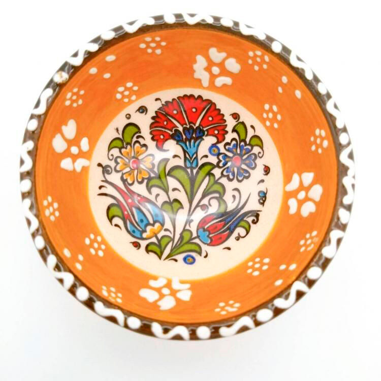 陶器Print Bowl（S）Mustard