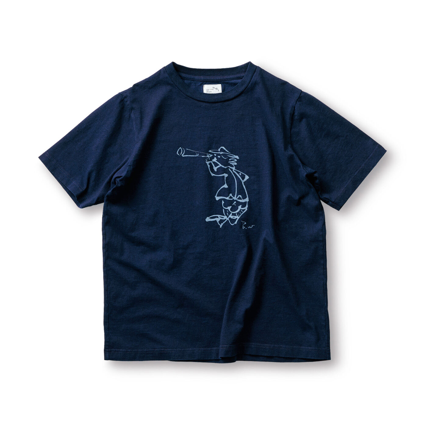 サニークラウズ feat.しん窯 青花 望遠鏡異人さんTシャツ〈メンズ〉【送料無料】