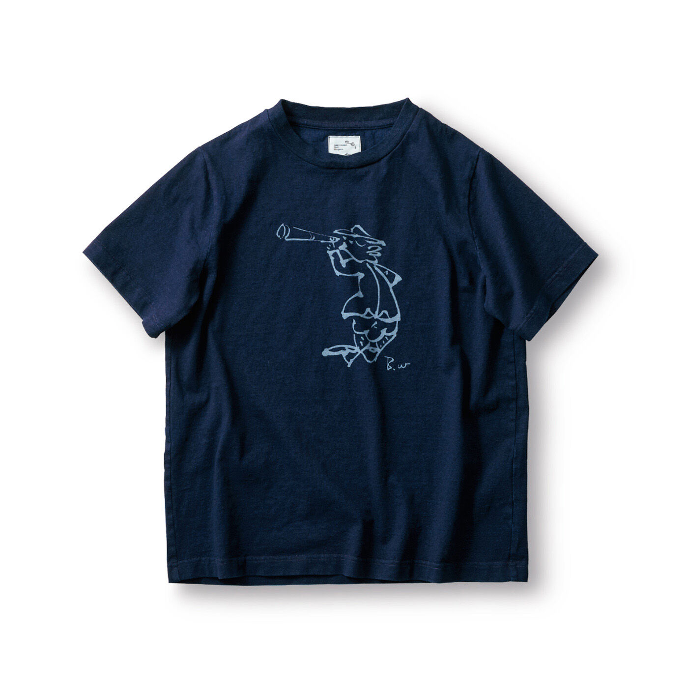 サニークラウズ feat.しん窯 青花 望遠鏡異人さんTシャツ〈レディース〉【送料無料】