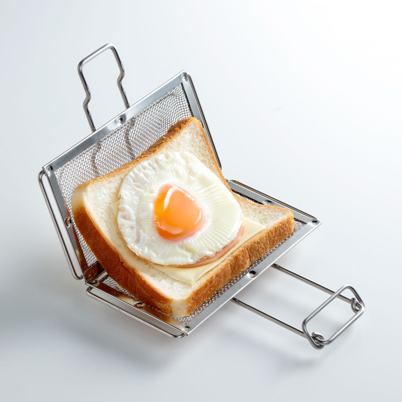外はサクサク、中はふんわり ホットサンドメーカーハーフ(オーブントースター・グリル用)【送料無料】