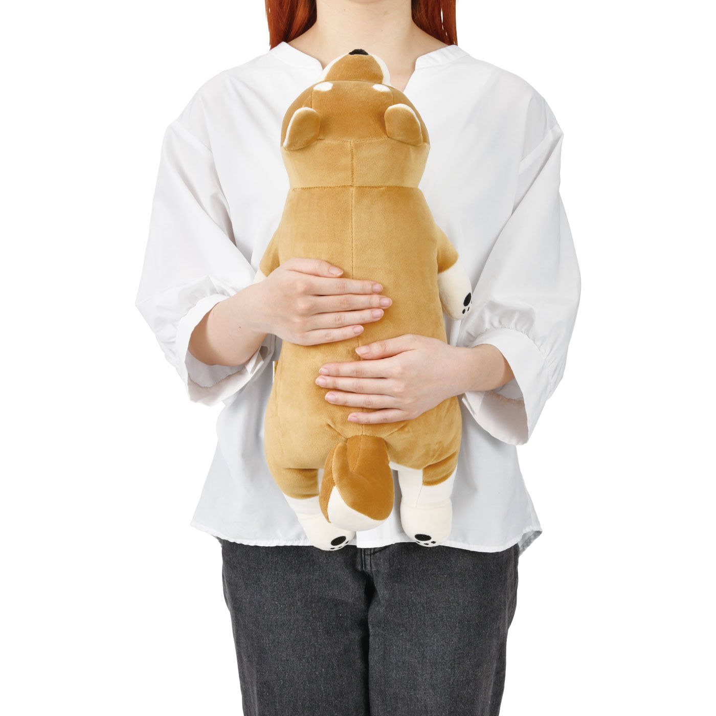 ずっと抱っこしていたくなる なめらかでもっちりした肌ざわり ねむねむアニマルズ 抱きまくらクッション〈Mサイズ〉【送料: 450円+税】