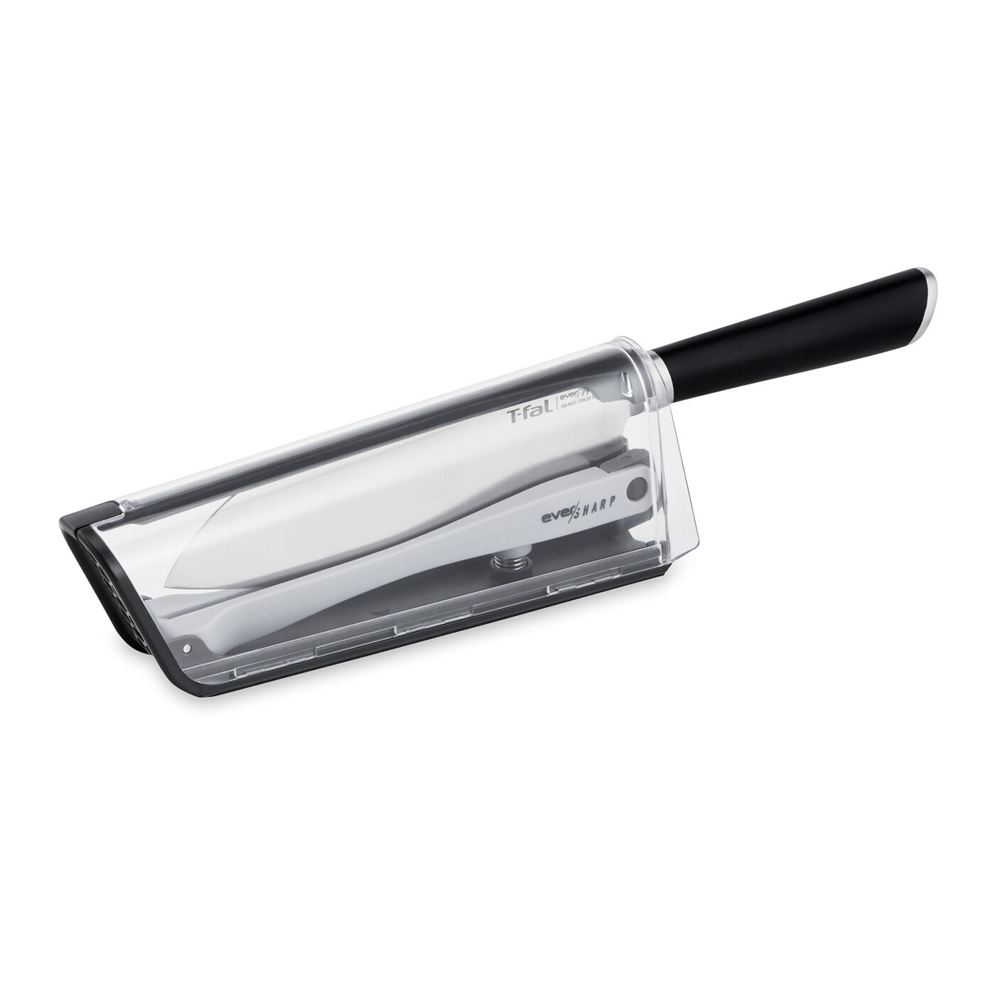 T-faL ケースに入れると包丁が砥げる三徳ナイフ「エバーシャープ」(16.5cm)【送料無料】