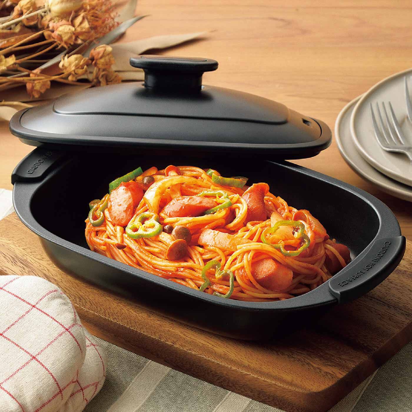 外はパリッと中はふっくら 電子レンジで焼けるグリルパン【送料無料】