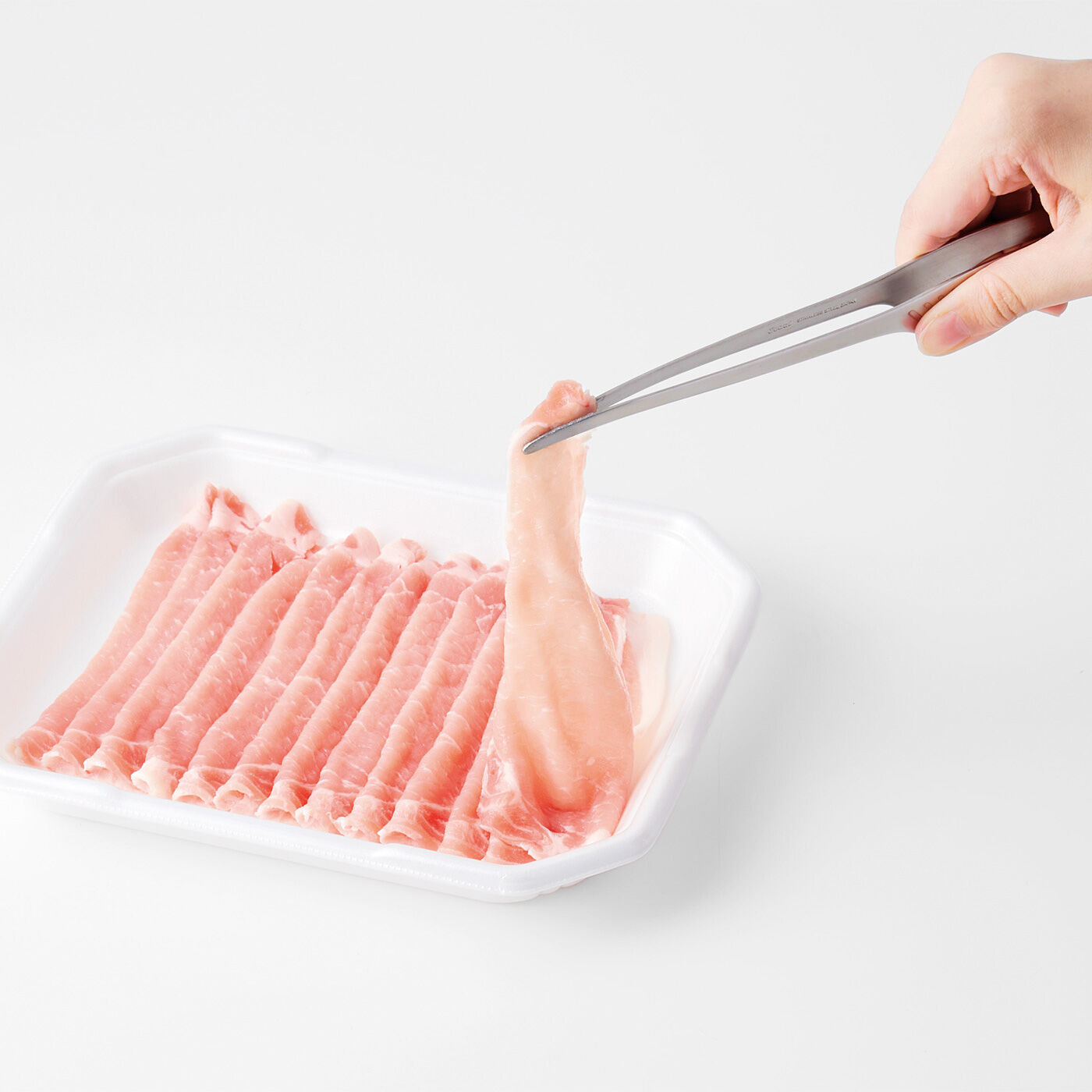 食材がつかみやすくてはし先を浮かせて置ける 菜ばしみたいなステンレス製スマートトング【送料: 450円+税】