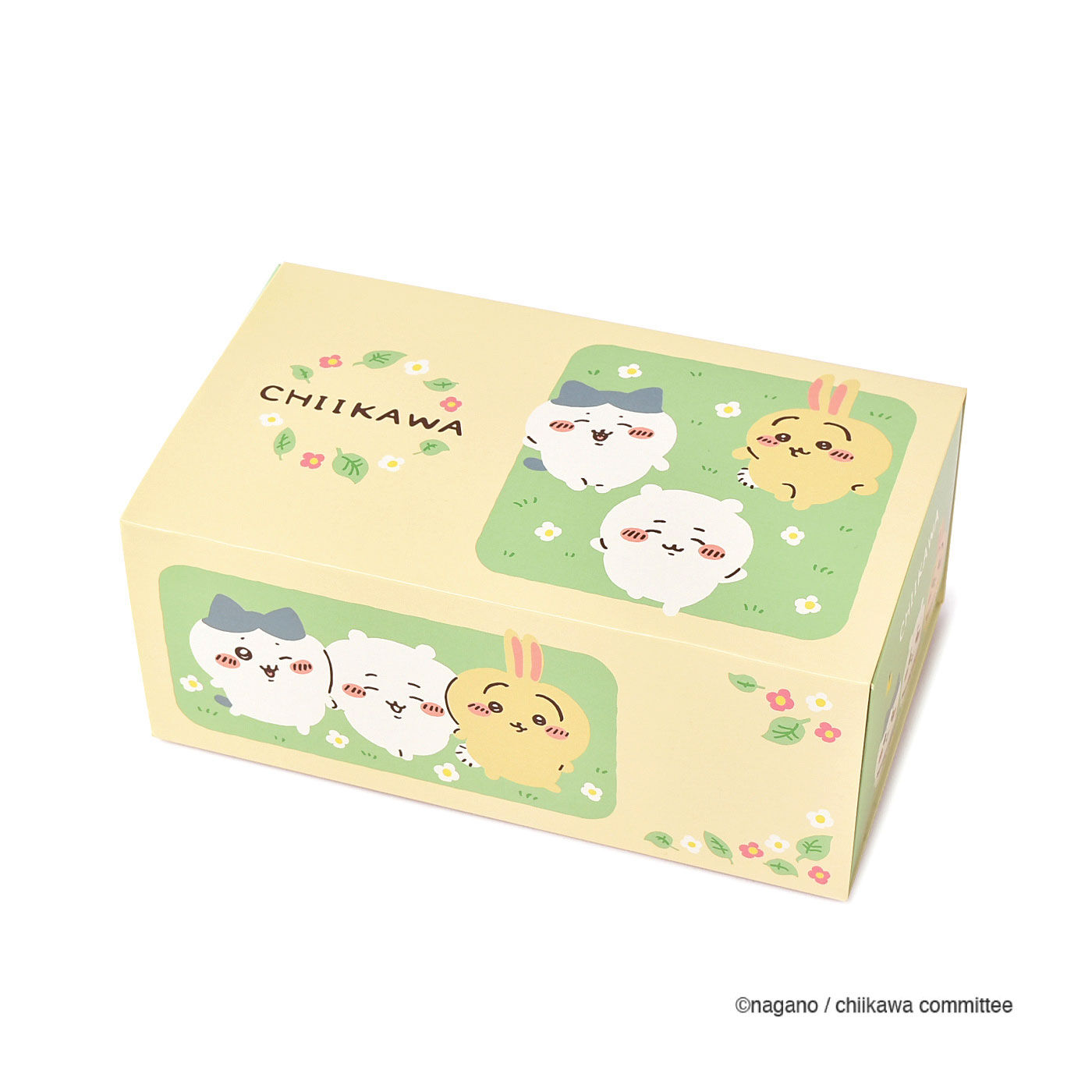 まったりかわいいちいかわのピクニック ミントグリーンのBOXマスク【送料: 450円+税】