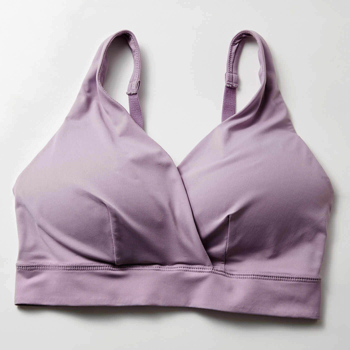[Mama select]産前・産後使える 接触冷感授乳ブラジャー〈ラベンダー〉【送料: 450円+税】