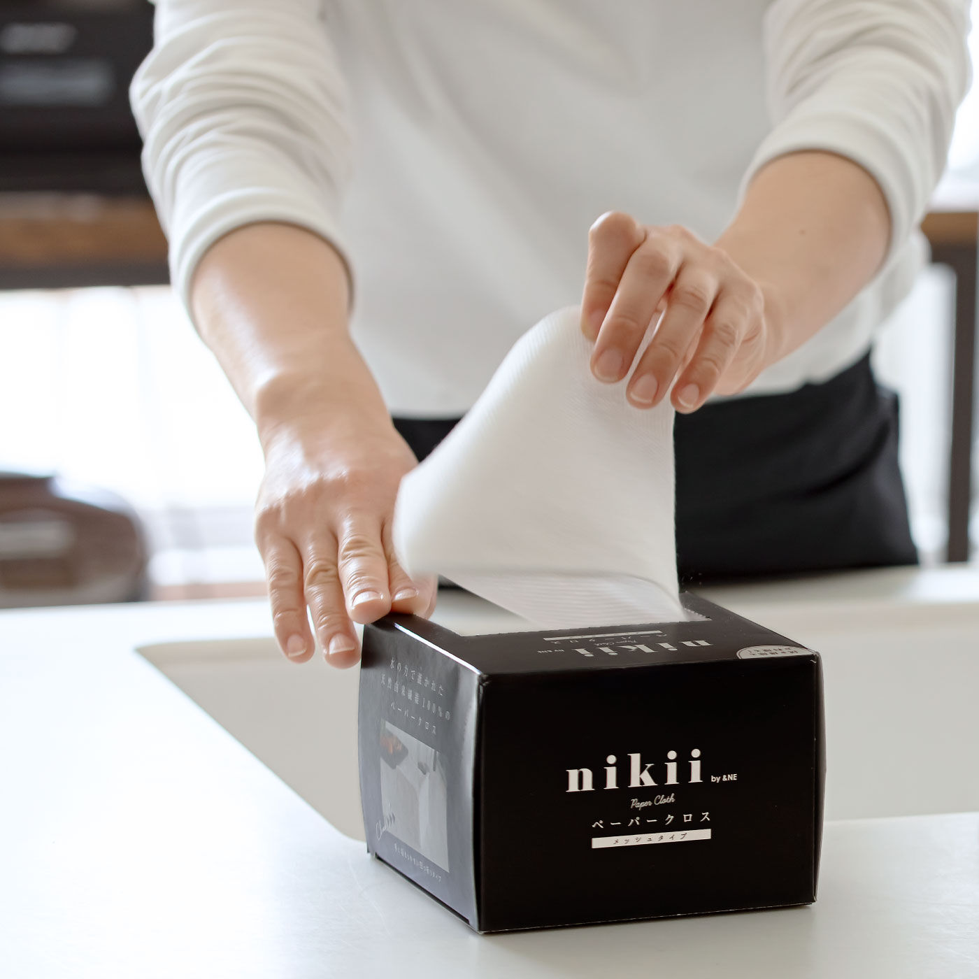 繰り返し使える nikii ペーパークロス(メッシュタイプ)30枚入り【送料: 450円+税】