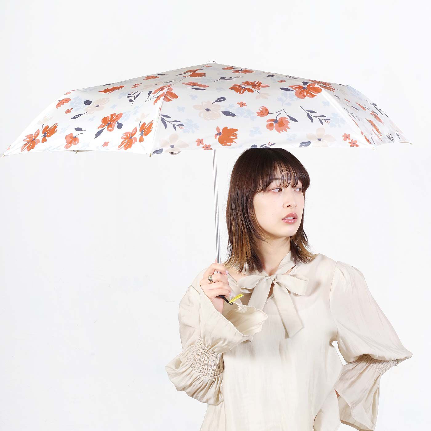 ちょっと大きめ折りたたみ雨傘 ソフィア【送料無料】