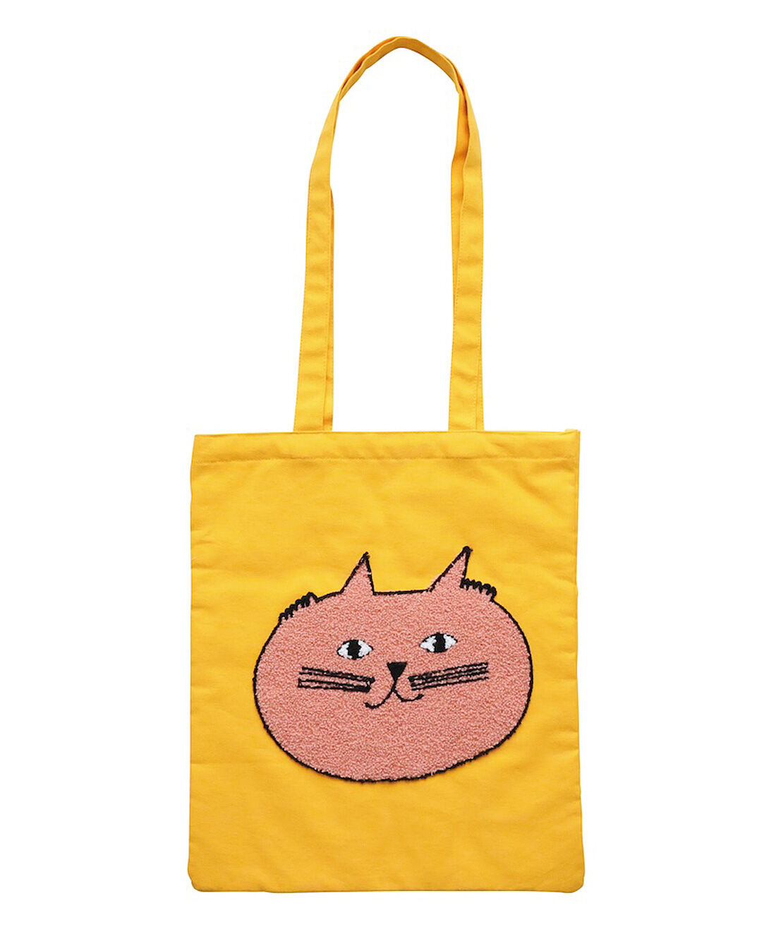 〈Olya〉Fluffy Rectangle tote bag Cat