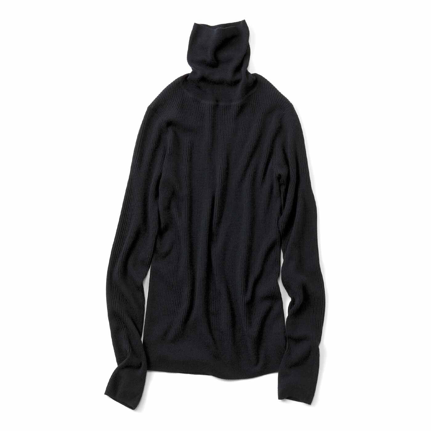 MEDE19F 高山都さんコラボ ウールカシミヤタートルニットスキントップス【送料無料】