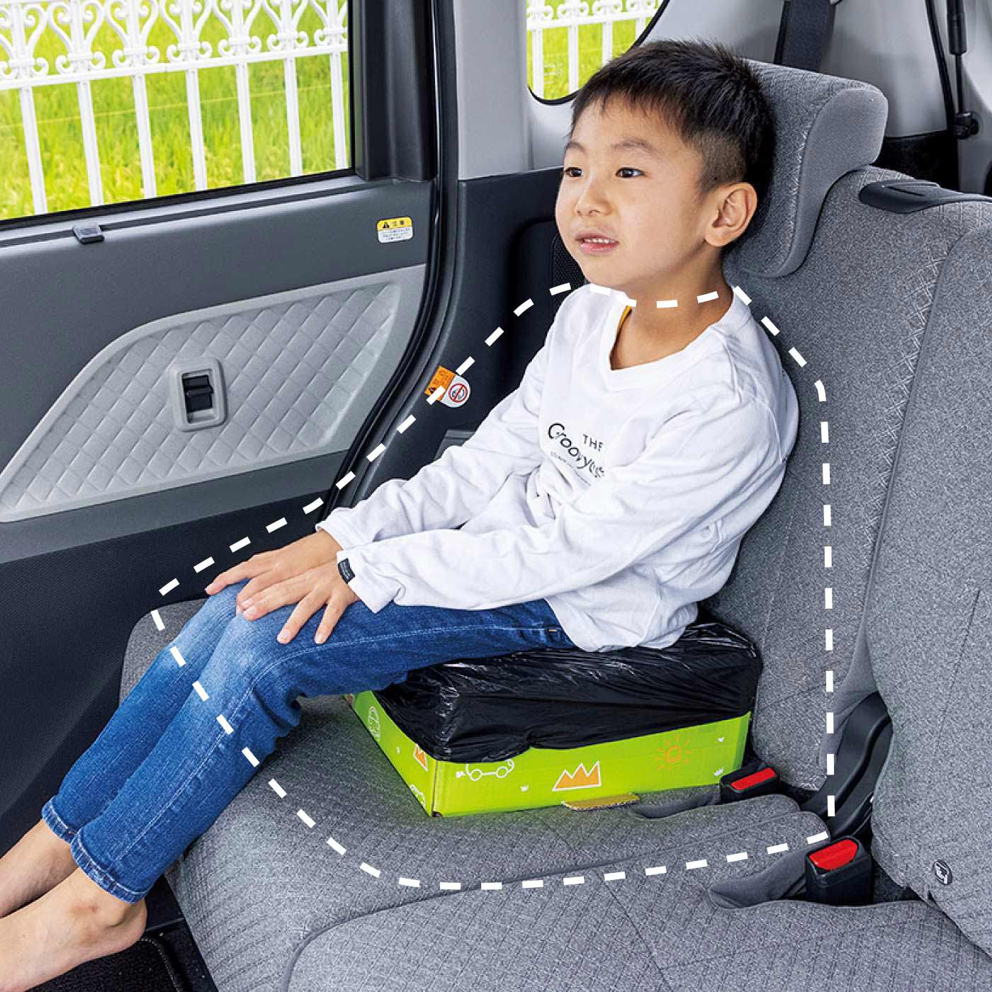 車の中で使える! 組み立てトイレとポンチョが付いた非常用簡易トイレ〈5回分セット〉【送料無料】