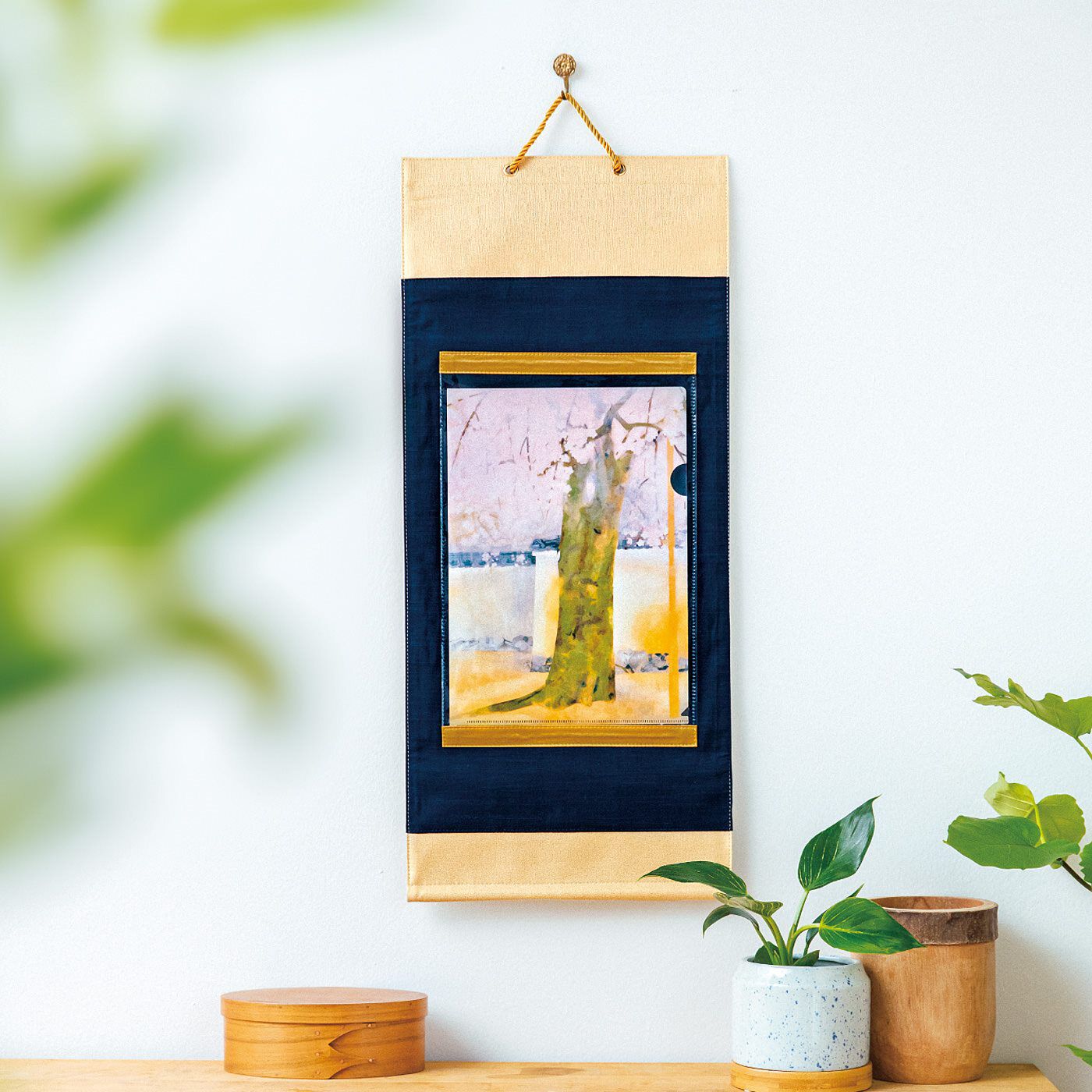 クリアファイルを絵画のように楽しむ マイミュージアム掛け軸【送料無料】