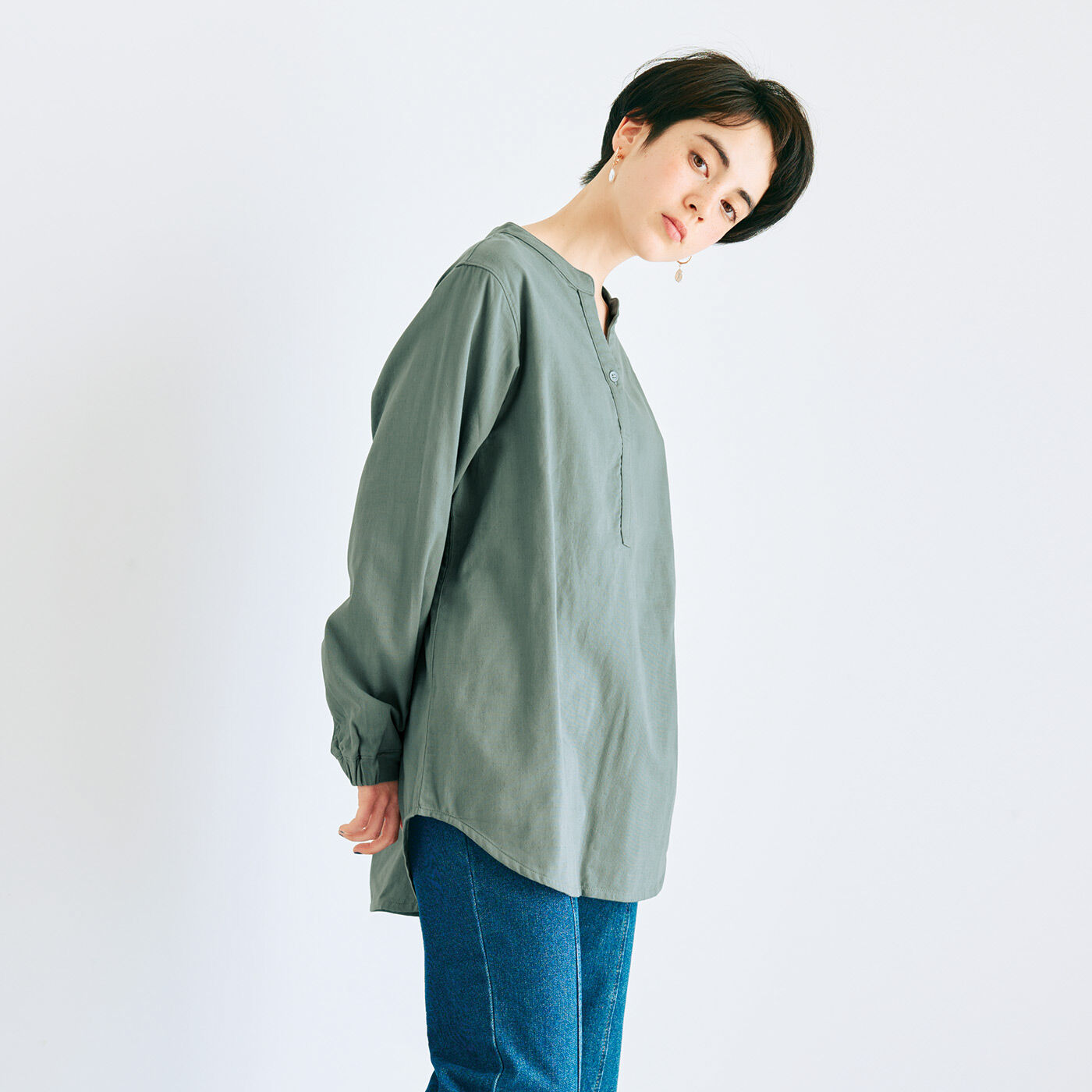 1日中着ていたい心地よさ 贅沢(ぜいたく)な大人の綿100% ダブルガーゼパジャマ〈トップス〉の会【送料: 450円+税】