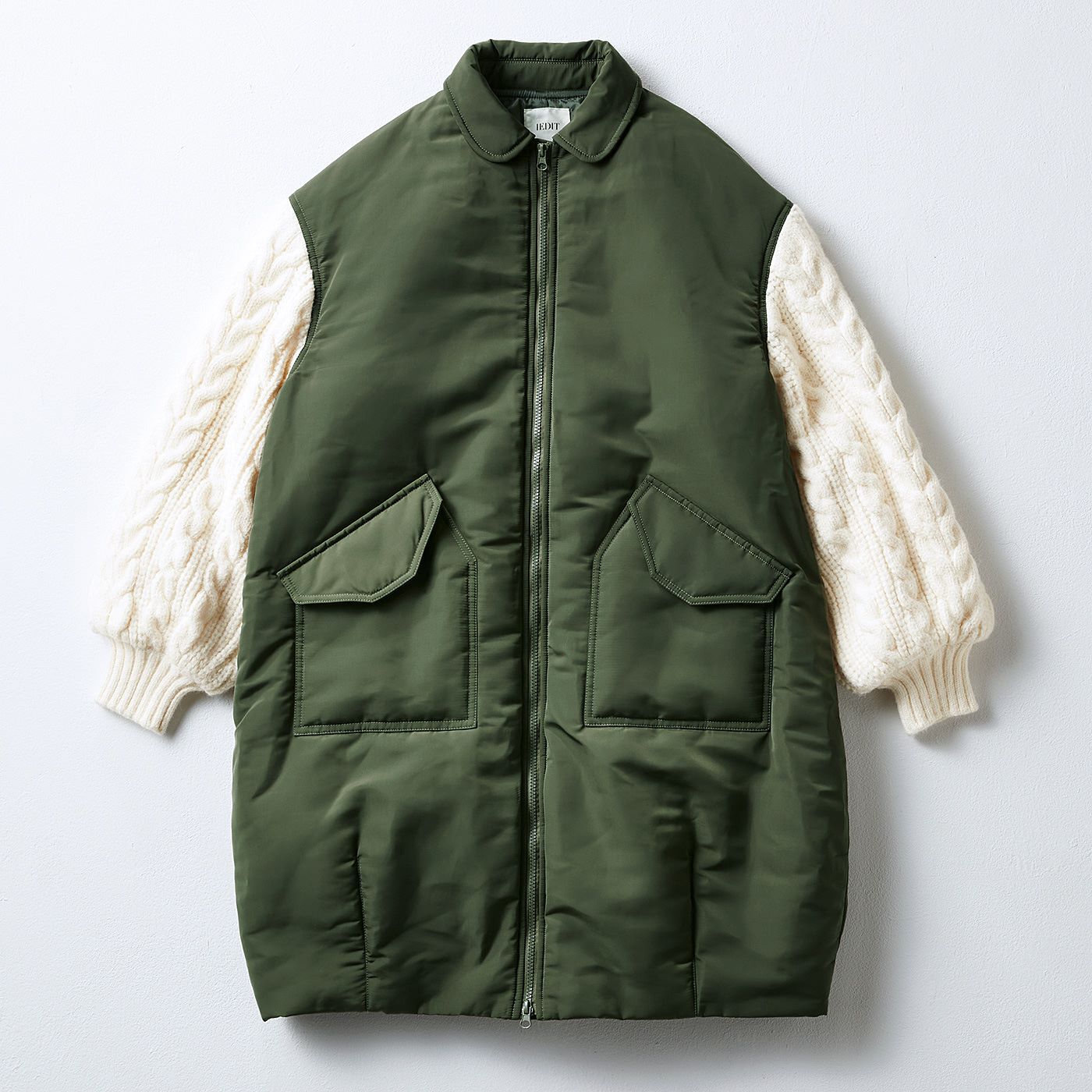 IEDIT[�C�f�B�b�g] ��������������R���{ ���j�b�g�����̒��킽����t���C�g�R�[�g�q�J�[�L�O���[���~�A�C�{���[�r�y���������z