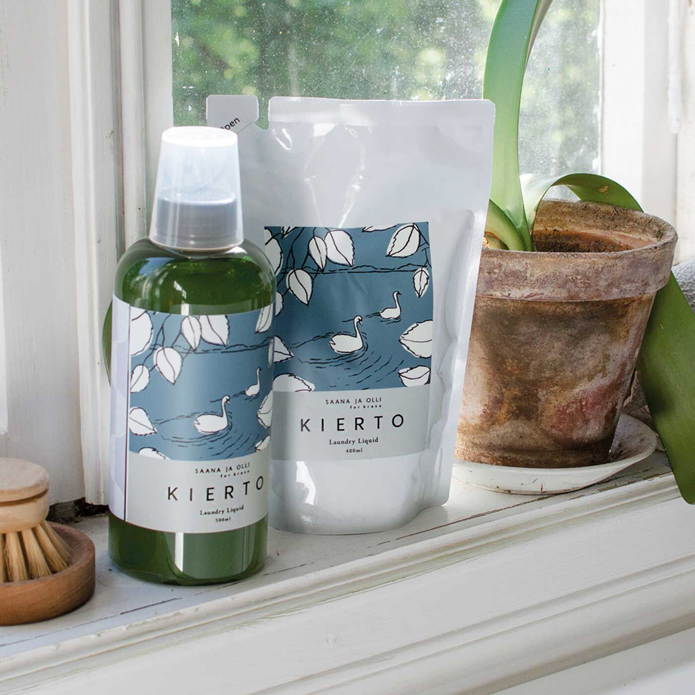 サーナ ヤ オッリ 界面活性剤を含まない ハーブで洗う自然由来の衣類洗い KIERTO(キエルト)〈詰め替え〉の会【送料: 450円+税】